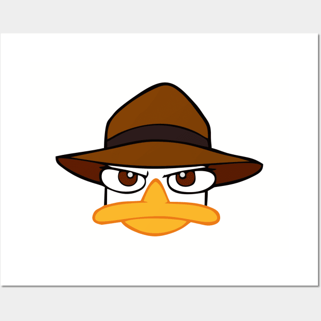 Perry the Platipus - Agent P Wall Art by Bimonastel